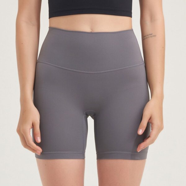Women's high-waisted peach hip lift fitness Pants Sports shorts three-quarter pants thigh-length Yoga pants